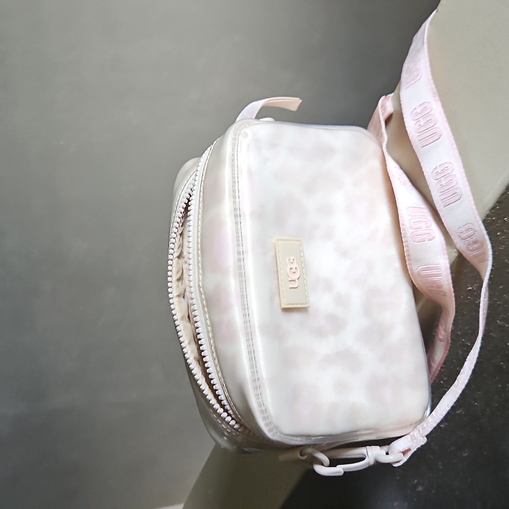 Ugg janey ii clear faux fur bag